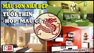 MẪU SƠN NHÀ ĐẸP | Tuổi Thìn Hợp Màu Gì | Người Tuổi Thìn Sơn Nhà Màu Gì ? | Nhà Đẹp Novax