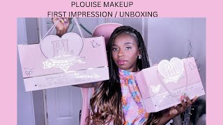 New makeup collection! P Louise Unboxing Swatches Makeup Lovers Beauty Blog Asanwa baby