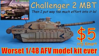 Grafix 1/48 British Armoured Tank model kit (Challenger 2)