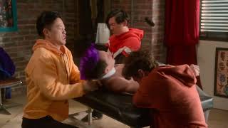 Cobra Kai S4E5 - Hawk gets attacked