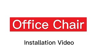 JX71908BM Installation Video of 400lbs Big and Tall Heavy Duty Office Chair