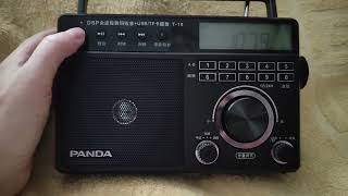 PANDA T-19 digital radio. demo FM band. #radio