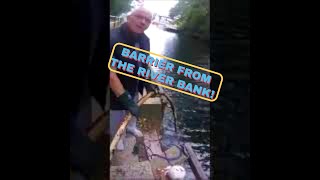 LARGE BARRIER FOUND Magnet Fishing #shorts #magnetfishing#shortvideo