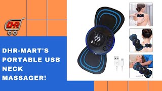 Discover Ultimate Relaxation with Dhrmart's Portable USB Neck Massager!