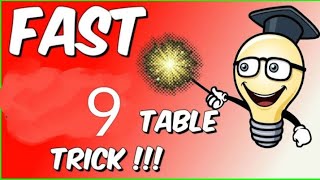 Table of 9 | table trick #table #9table #shorts