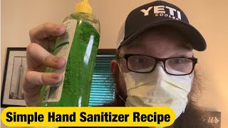 Simple Sanitizer Recipe (Protect yourself as a Reseller)