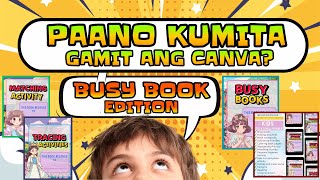 PAANO KUMITA GAMIT ANG CANVA? #busybook #digitalart #art #princess #video #digitalart #tracing #maze