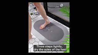 Bathroom Absorbent And Quick drying Floor Mat