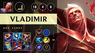 Vladimir Carry vs Jhin: Triple Kill, Dominating - EUW Grandmaster Patch 14.22