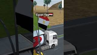 Egypt flag in game😱#egypt #shorts #truckgames #shortsfeed #FZR4Games