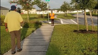 BARRY BACK AT THE POINCIANA LAKES PLAZA TRAIL WALKING!!! 2024 video #415