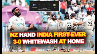 NZ HAND INDIA FIRST-EVER 3-0 WHITEWASH AT HOME | Goonj Sports