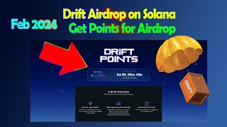 Drift Airdrop Coming Soon | !! hurry up #Airdrop #SolanaEcosytem #DriftAirdrop #Drift