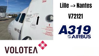 [Flight Report] Volotea Lille ✈️ Nantes Airbus A319