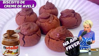 Biscoito de Creme de Avelã com 2 Ingredientes na Air Fryer Ana Maria Braga