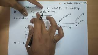 WHAT IS ACCELERATION?WHAT IS THE FORMULA OF ACCELERATION ? CLASS 9