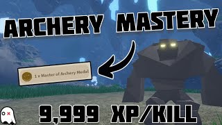 How to Reach max Archery Level Quickly in Roblox Islands!!