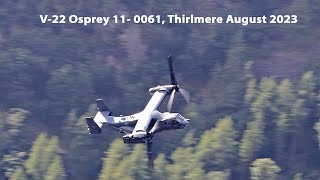 CV-22B OSPREY 11-0061 352nd SOW MILDENHALL, THIRLMERE, LFA17 AUG 2023