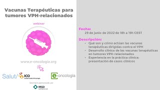 Seminario 6 Vacuna VPH: Vacunas Terapéuticas para tumores VPH-relacionados