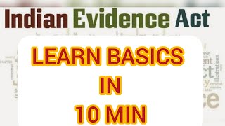 GET TO KNOW INDIAN EVIDENCE LAW!