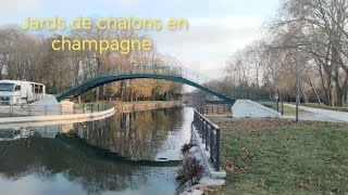 les jards de chalons en champagne مناظر طبيعية في شمال فرنسا.