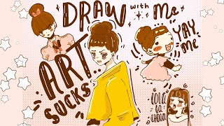 🍓ART IS HARD (art commentary) | Draw with me | ibisPaint🍓✨