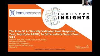 Role of Clinically Validated Host Response Test, SeptiCyte RAPID, to Differentiate Sepsis From SIRS