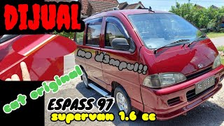 TERJUAL | DAIHATSU ESPASS TAHUN 97 SUPERVAN 1.6 CC |@GARASI KEMON