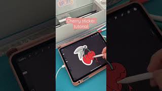 Easy Cherry Sticker Tutorial on Procreate: Step-by-Step Guide for Beginners