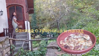 Баница с тученица и лапад. Портулак.  Portulak.