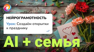 Создаём открытки к празднику / AI для семьи / Нейрограмотность