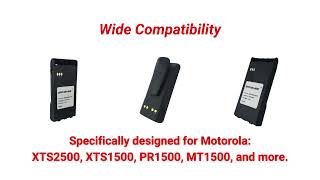 Power Up Your Motorola Radio: 2700mAh NTN9858 Smart NiMH Battery Unveiled!