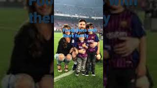 Footballers with there family