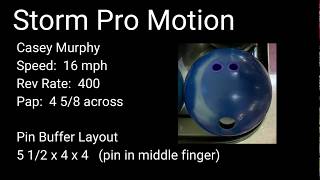 Storm Pro Motion Ball Review by Casey Murphy