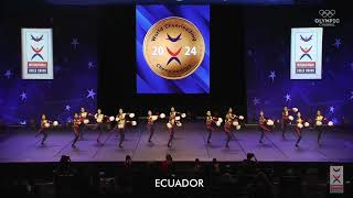 TEAM ECUADOR POMS 2024 / SEMIFINAL ICU Junior World & World Cheerleading Championships