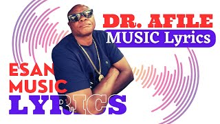 DR  AFILE MUSIC: MUDIA LOYAH MUSIC LYRICS VIDEO