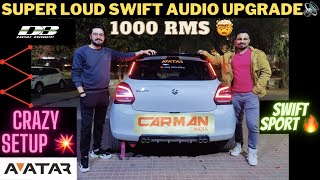 Swift Upgraded to SWIFT SPORT with SPL Audio Upgrade 🔊👌🏻| LOUD 🔥| Swift Accessories | CAR MAN INDIA