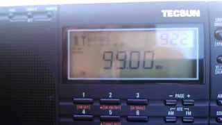 Radio is Turkey 99 FM received in East Poland