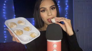 Asmr Eating Apple Pie Mochi🍎🥧 (chewy eating sounds)