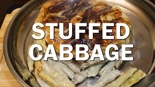 Stuffed Cabbage Rolls (Malfouf) |  طريقه عمل الملفوف المحشي