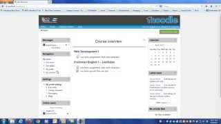 Navigating Moodle -- Black River Technical College