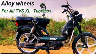 TVS XL100 AlloyWHEEL BS6 ASSERESSERY MADE BY SURAJ HAREWALIYA