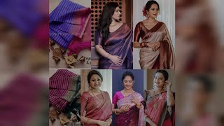 Trendy mulberry slik saree designs | new mulberry slik saree collection 2023 |