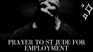 Prayer to St Jude for Employment