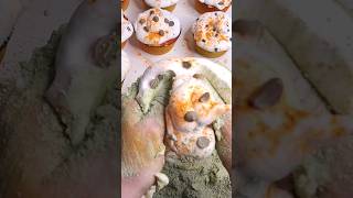 Halloween Cupcakes Crush | Cornstarch Chips | Chalk ASMR