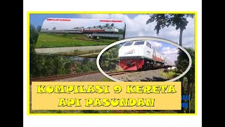 KOMPILASI 9 KERETA API PASUNDAN