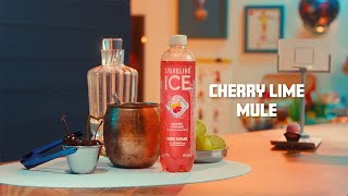 Watch Party Cocktails | Sparkling Ice Cherry Limeade Mule