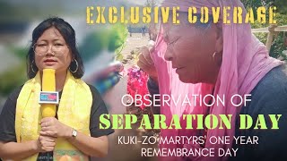 #ENGLISH EXCLUSIVE: Observation of "Separation Day", Kuki-Zo Martyrs' One Year Remembrance Day