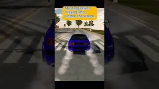 "Real Life Mustang Drift Fail Vs Car Parking Multiplayer"