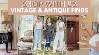 ✨ ANTIQUE HOME DECOR FINDS | Estate Sale Shop with Us in Dallas, Texas | FARMHOUSE LIVING